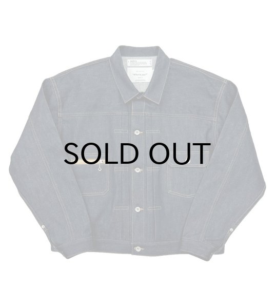 画像1: DAIRIKU (RIGID 2PKT DENIM JACKET) INDIGO (1)