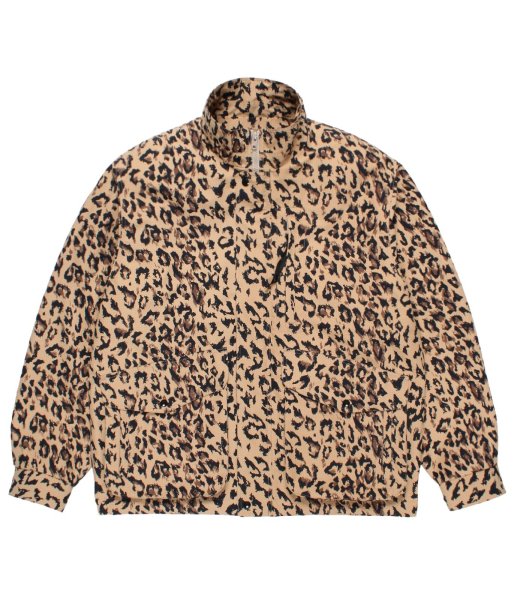 画像1: WACKO MARIA (LEOPARD BAGGIES JACKET) BEIGE (1)