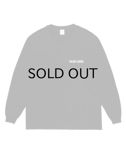 画像2: WACKO MARIA (WASHED HEAVY WEIGHT CREW NECK LONG SLEEVE T-SHIRT TYPE-3) BLACK (2)