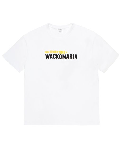 画像1: WACKO MARIA (WASHED HEAVY WEIGHT CREW NECK T-SHIRT TYPE-5) WHITE (1)