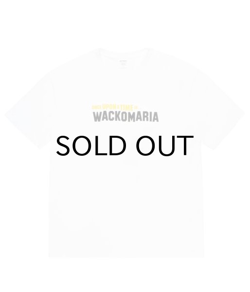 画像1: WACKO MARIA (WASHED HEAVY WEIGHT CREW NECK T-SHIRT TYPE-5) WHITE (1)