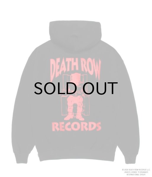 画像2: WACKO MARIA (DEATH ROW RECORD HEAVY WEIGHT FULL ZIP HOODED SWEAT SHIRT) BLACK (2)