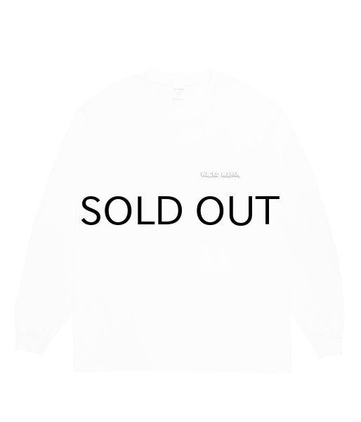 画像2: WACKO MARIA (WASHED HEAVY WEIGHT CREW NECK LONG SLEEVE T-SHIRT TYPE-3) WHITE (2)