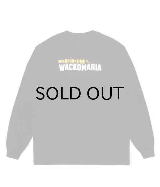 画像1: WACKO MARIA (WASHED HEAVY WEIGHT CREW NECK LONG SLEEVE T-SHIRT TYPE-3) BLACK (1)
