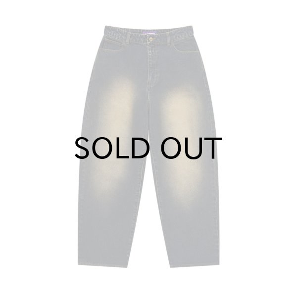 画像2: BLACK EYE PATCH (B EMBLEM BAGGY JEANS) DARK INDIGO (2)