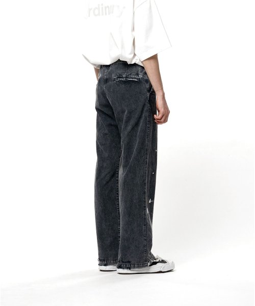 画像2: Maison MIHARA YASUHIRO (Distressed Cotton Linen Pants) BLACK (2)