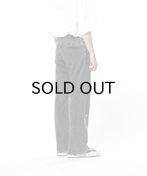 画像2: Maison MIHARA YASUHIRO (Distressed Cotton Linen Pants) BLACK (2)