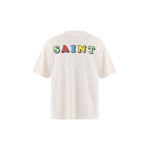 画像2: SAINT Mxxxxxx (JR_SS T-SHIRT_DESTOROY) WHITE (2)