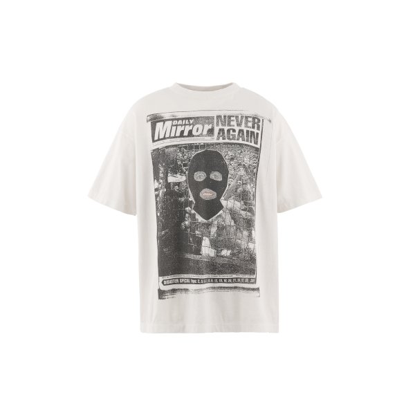 画像1: SAINT Mxxxxxx (JR_SS T-SHIRT_MASK) WHITE (1)