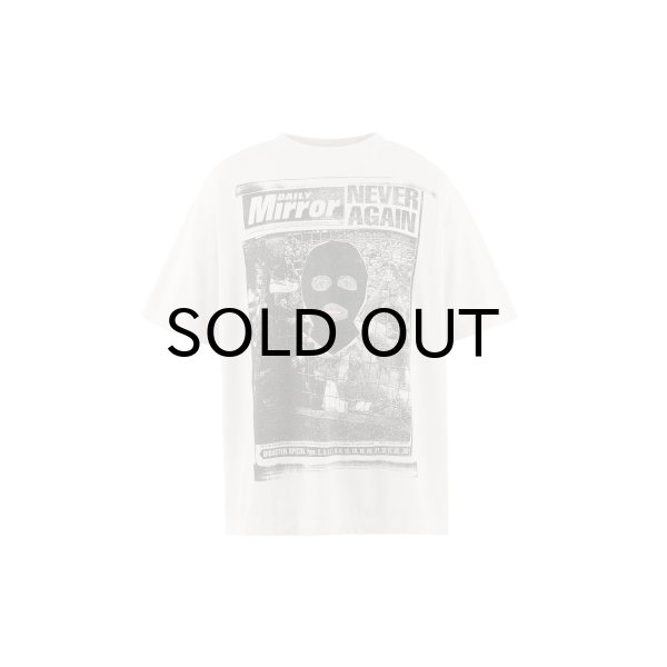 画像1: SAINT Mxxxxxx (JR_SS T-SHIRT_MASK) WHITE (1)