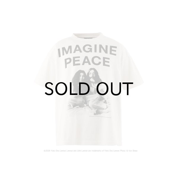 画像1: SAINT Mxxxxxx (JL_SS T-SHIRT_IMAGINE PEACE) WHITE (1)
