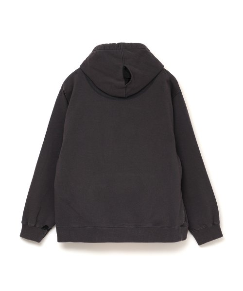 画像2: FACETASM (DAMAGED HOODIE) CHARCOAL (2)