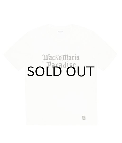 画像1: WACKO MARIA (STAMDARD CREW NECK T-SHIRT) WHITE (1)