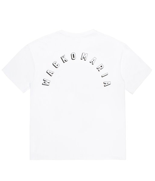 画像1: WACKO MARIA (WASHED HEAVY WEIGHT CREW NECK T-SHIRT TYPE-8) WHITE (1)