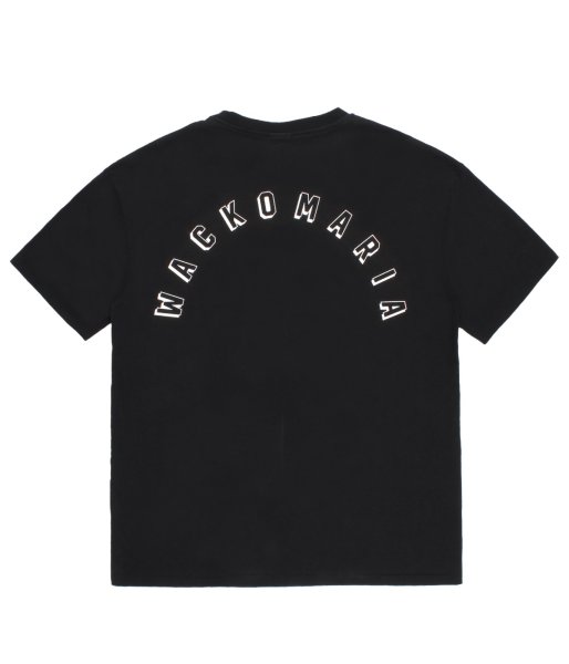 画像1: WACKO MARIA (WASHED HEAVY WEIGHT CREW NECK T-SHIRT TYPE-8) BLACK (1)