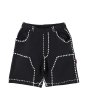 画像1: PHINGERIN (SUMMER PG1 DOUBLE KNEE SHORTS) BLACK (1)