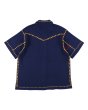 画像2: PHINGERIN (SUMMER PG1 WESTERN SHIRT) NAVY (2)