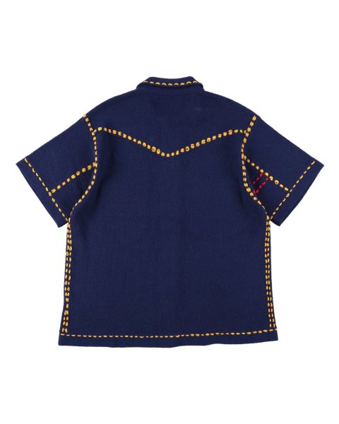画像2: PHINGERIN (SUMMER PG1 WESTERN SHIRT) NAVY (2)