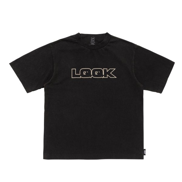画像1: LQQK STUDIO (DISCHARGE DECONSTRUCTION TEE) BLACK (1)