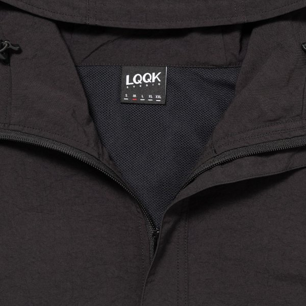 画像3: LQQK STUDIO (FUSION SHORT SLEEVE WINDBREAKER) BLACK (3)