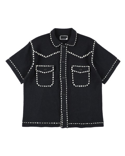 画像1: PHINGERIN (SUMMER PG1 WESTERN SHIRT) BLACK (1)