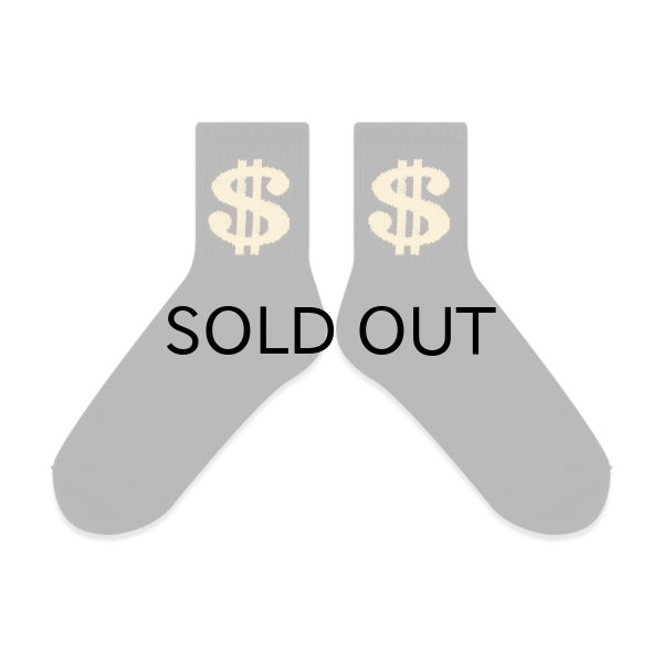 画像2: BLACK EYE PATCH (DOLLAR SIGN SOCKS) BLACK-YELLOW (2)