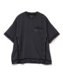 画像1: FACETASM (CURVY SLIT BIG TEE) CHARCOAL (1)