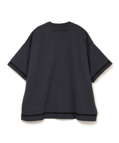 画像2: FACETASM (CURVY SLIT BIG TEE) CHARCOAL (2)