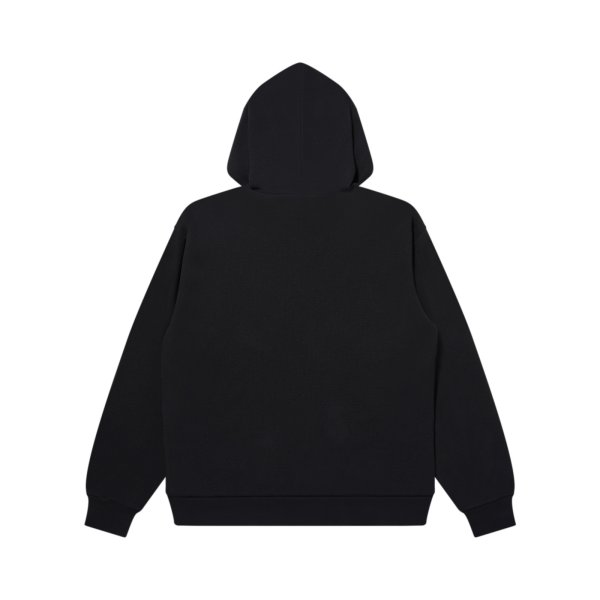 画像2: BLACK EYE PATCH (SMALL OG THERMAL ZIP HOODIE) BLACK (2)