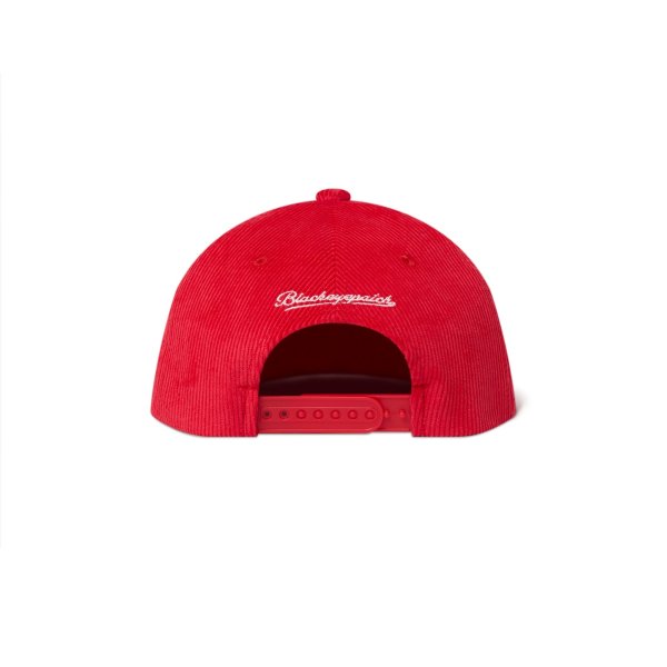 画像2: BLACK EYE PATCH (CIGAR SERIF CORDUROY CAP) WHITE-RED (2)