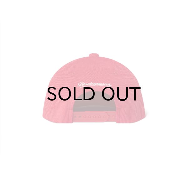 画像2: BLACK EYE PATCH (CIGAR SERIF CORDUROY CAP) WHITE-RED (2)