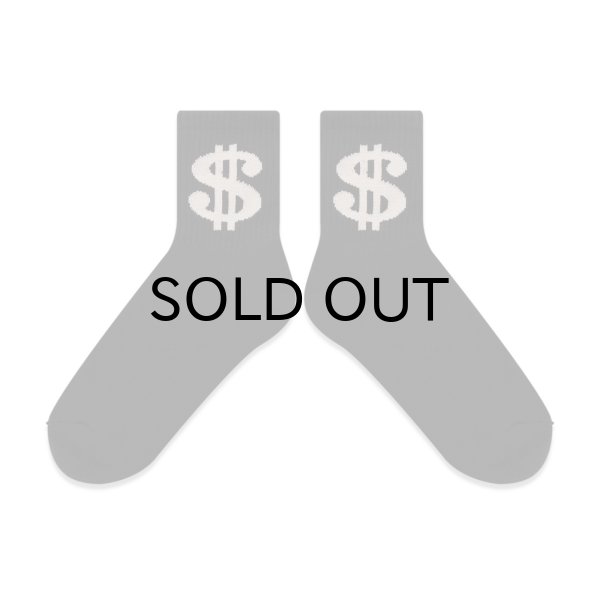 画像2: BLACK EYE PATCH (DOLLAR SIGN SOCKS) BLACK-GRAY (2)