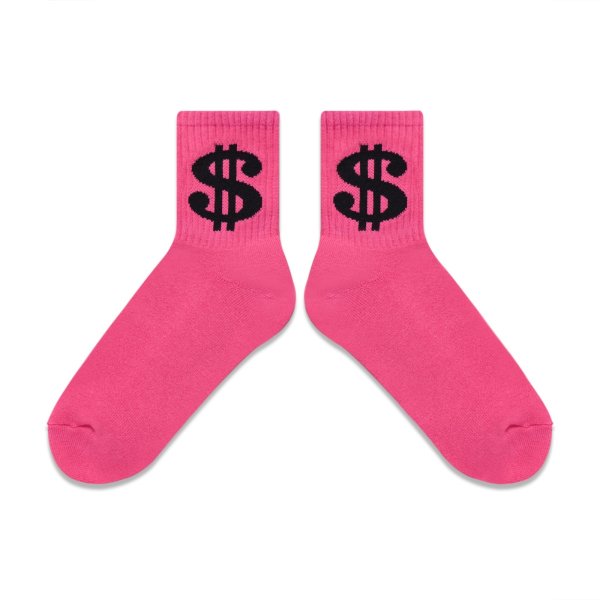 画像2: BLACK EYE PATCH (DOLLAR SIGN SOCKS) PURPLE (2)