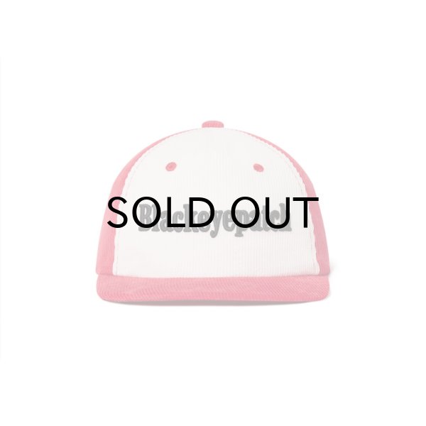画像1: BLACK EYE PATCH (CIGAR SERIF CORDUROY CAP) WHITE-RED (1)