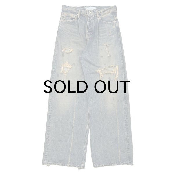 画像1: DAIRIKU (80YEAR DAMAGE WIDE DENIM PANTS) INDIGO (1)