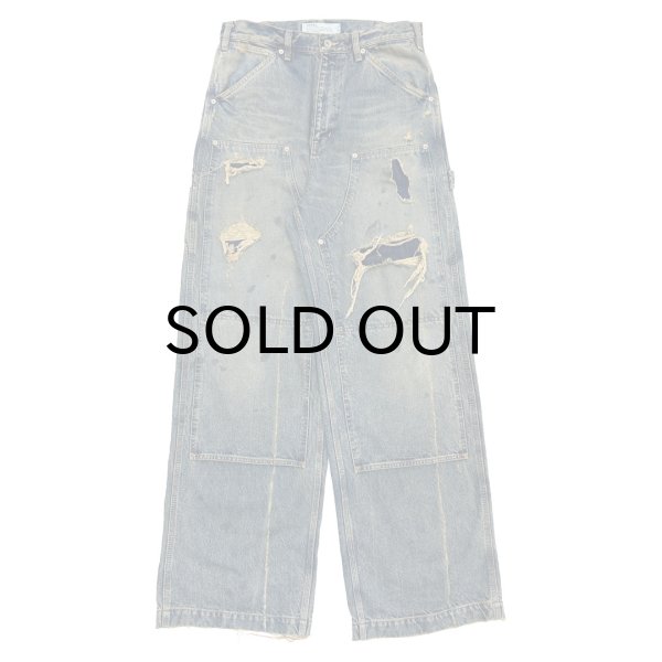 画像1: DAIRIKU (80YEAR DAMAGE PAINTER DENIM PANTS) INDIGO (1)