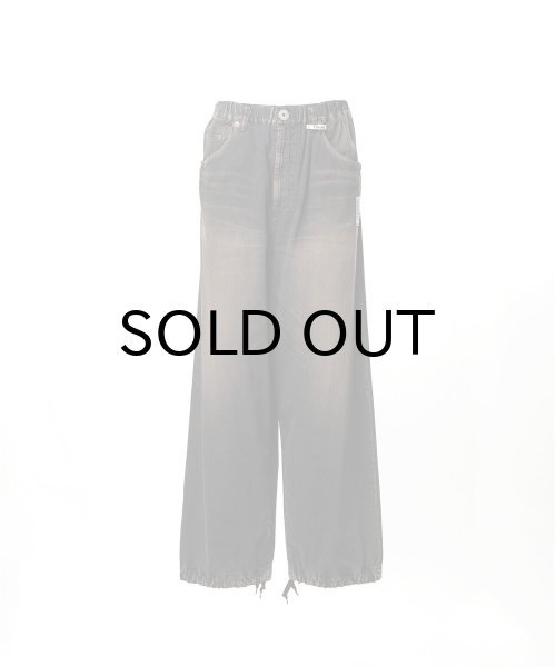 画像3: Maison MIHARA YASUHIRO (Light Denim Wide Pants) BLACK (3)