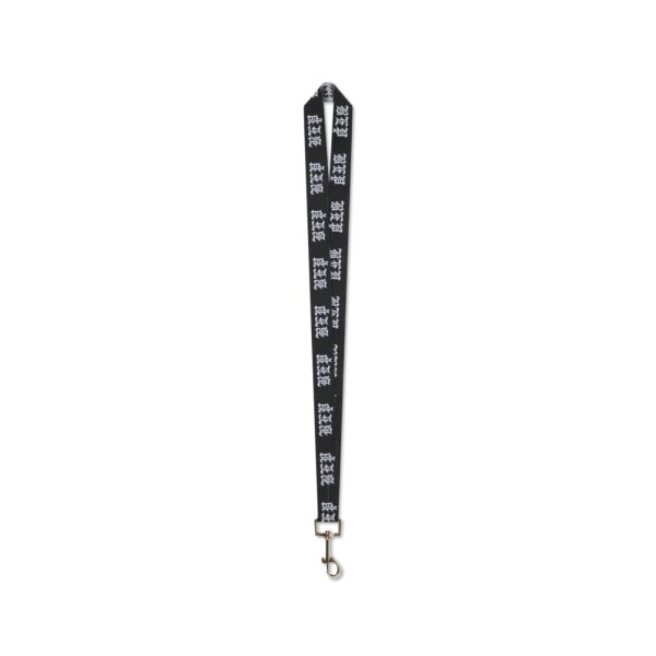 画像1: BLACK EYE PATCH (3 LETTER OE LANYARD) BLACK (1)