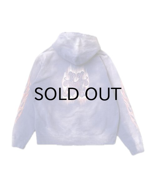 画像2: KAMIYA (“CRAYON FLAME KMY” Zip Hoodie) NAVY (2)