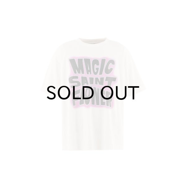画像1: SAINT Mxxxxxx (SS T-SHIRT_MAGIC SAINT) WHITE (1)