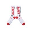 画像1: SAINT Mxxxxxx (SOCKS_SAINT) WHITE-RED (1)