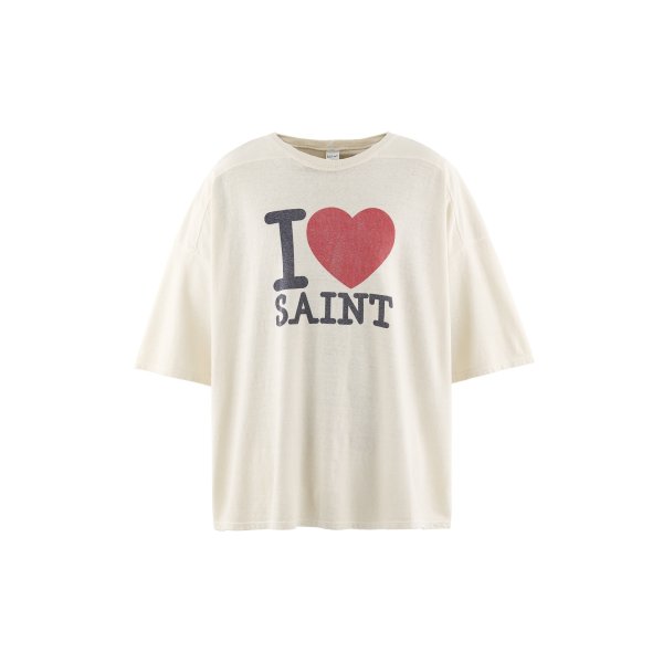 画像1: SAINT Mxxxxxx (SS T-SHIRT_FOOTBALL) WHITE (1)