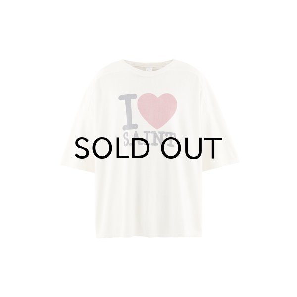 画像1: SAINT Mxxxxxx (SS T-SHIRT_FOOTBALL) WHITE (1)