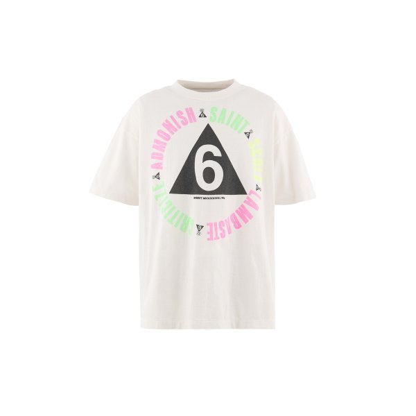 画像1: SAINT Mxxxxxx (SS T-SHIRT_6) WHITE (1)