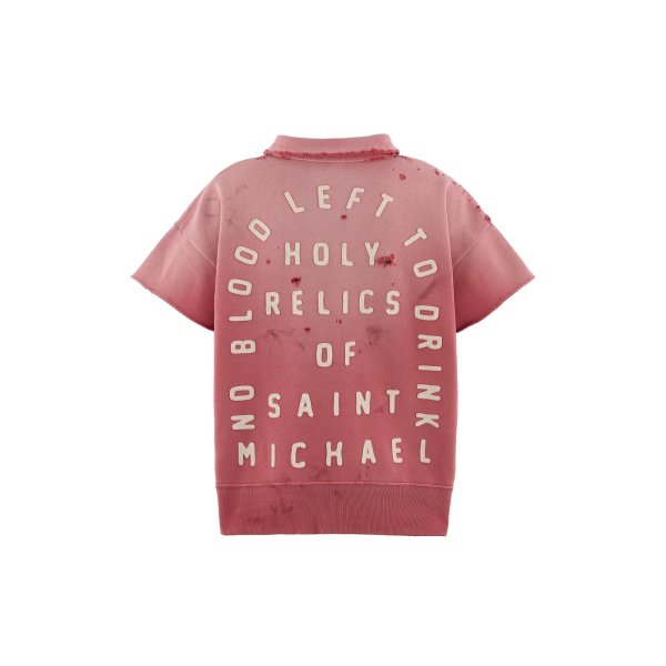 画像2: SAINT Mxxxxxx (SS HALF ZIP SWEAT_SAINT) RED (2)