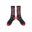 画像1: SAINT Mxxxxxx (SOCKS_SAINT) BLACK-RED (1)