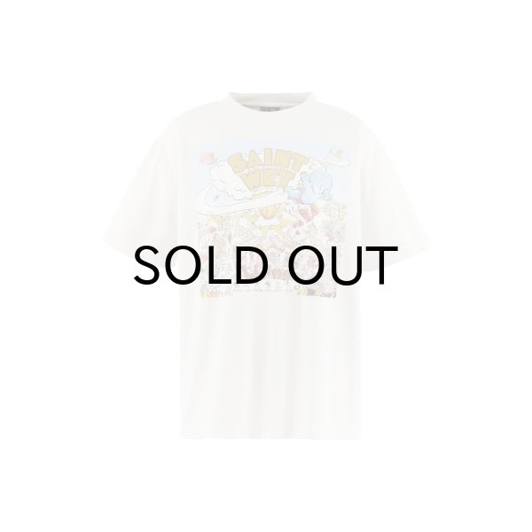 画像1: SAINT Mxxxxxx (SS T-SHIRT_SAINT WET) WHITE (1)