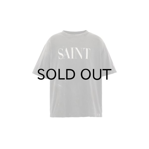 画像1: SAINT Mxxxxxx (SS T-SHIRT_SAINT 666) BLACK (1)