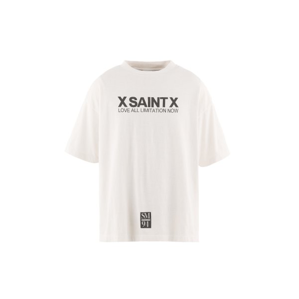 画像1: SAINT Mxxxxxx (SS T-SHIRT_X SAINT X) WHITE (1)