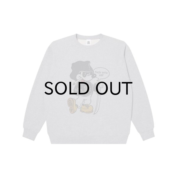 画像1: BLACK EYE PATCH (BOOTLEG RAT CREW SWEAT) H.GRAY (1)